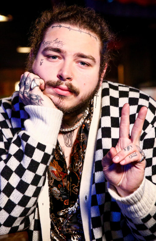 11x17 Post Malone V Countertop Poster - HalfMoonMusic