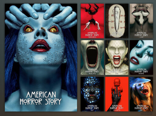 11x17 American Horror Story Many Faces Countertop Poster - HalfMoonMusic