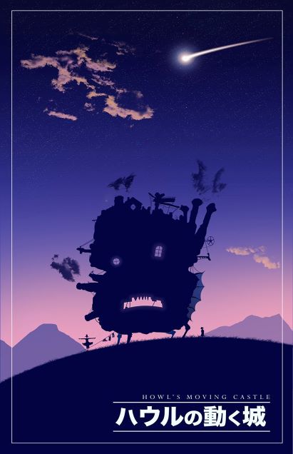 11x17 Howl's Moving Castle Ship Face Countertop Poster - HalfMoonMusic