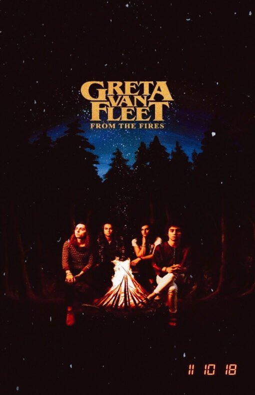 11x17 Greta Van Fleet From the Fires Countertop Poster - HalfMoonMusic