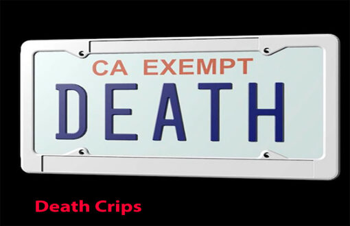 11x17 Death Crips Govt Plates Countertop Poster - HalfMoonMusic