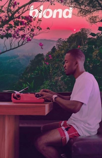 11x17 Frank Ocean Pink Type Countertop Poster - HalfMoonMusic