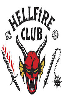 11x17 Stranger Things Hellfire Club Countertop Poster - HalfMoonMusic