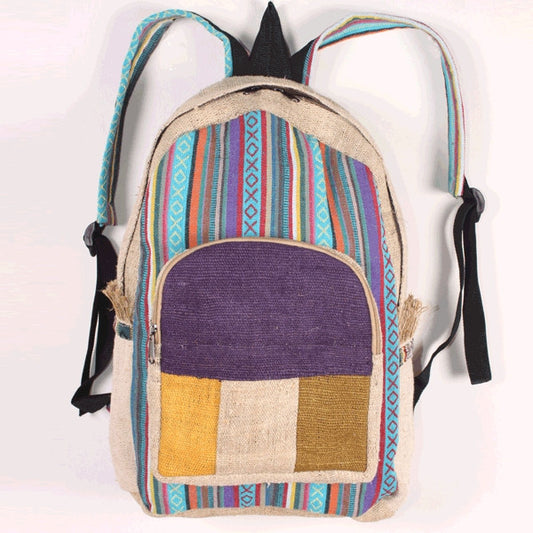 Cotton And Hemp Backpack - HalfMoonMusic