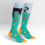 Women's Gone Fishin' Socks - HalfMoonMusic