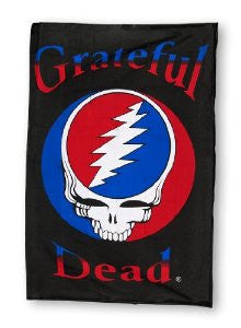 Grateful Dead Stealie Tapestry Black - HalfMoonMusic