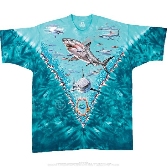 Great White Sharks T-shirt - HalfMoonMusic