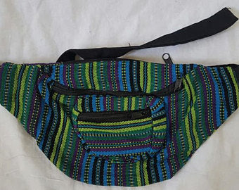 Colorful Weave Fanny Pack - HalfMoonMusic