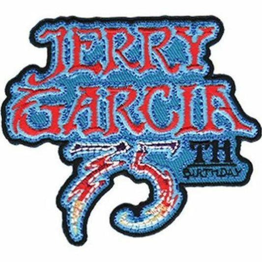 Jerry Garcia 75 Patch - HalfMoonMusic