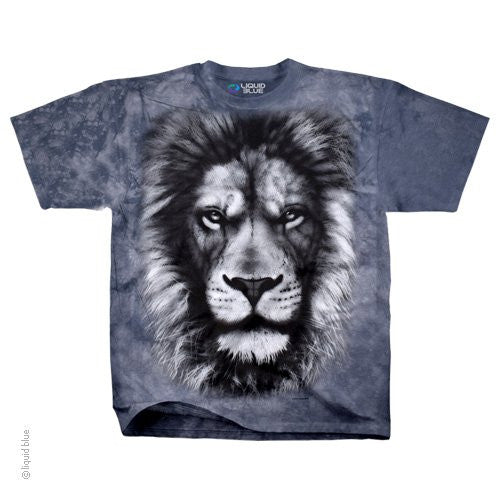 Mens Lion Glare T Shirt - HalfMoonMusic