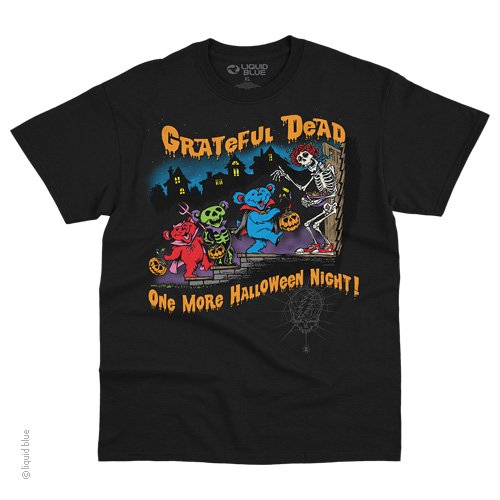 Mens Grateful Dead One More Halloween Night T-Shirt - HalfMoonMusic