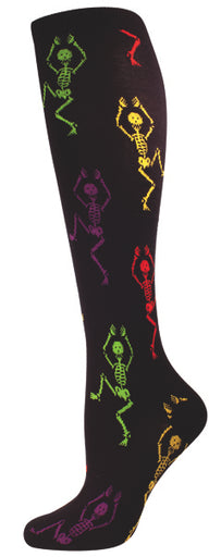 Womens Skeleton Knee High Socks - HalfMoonMusic