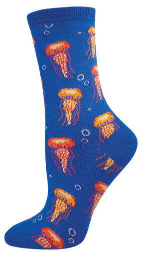 Womens Jellyfish Socks - HalfMoonMusic