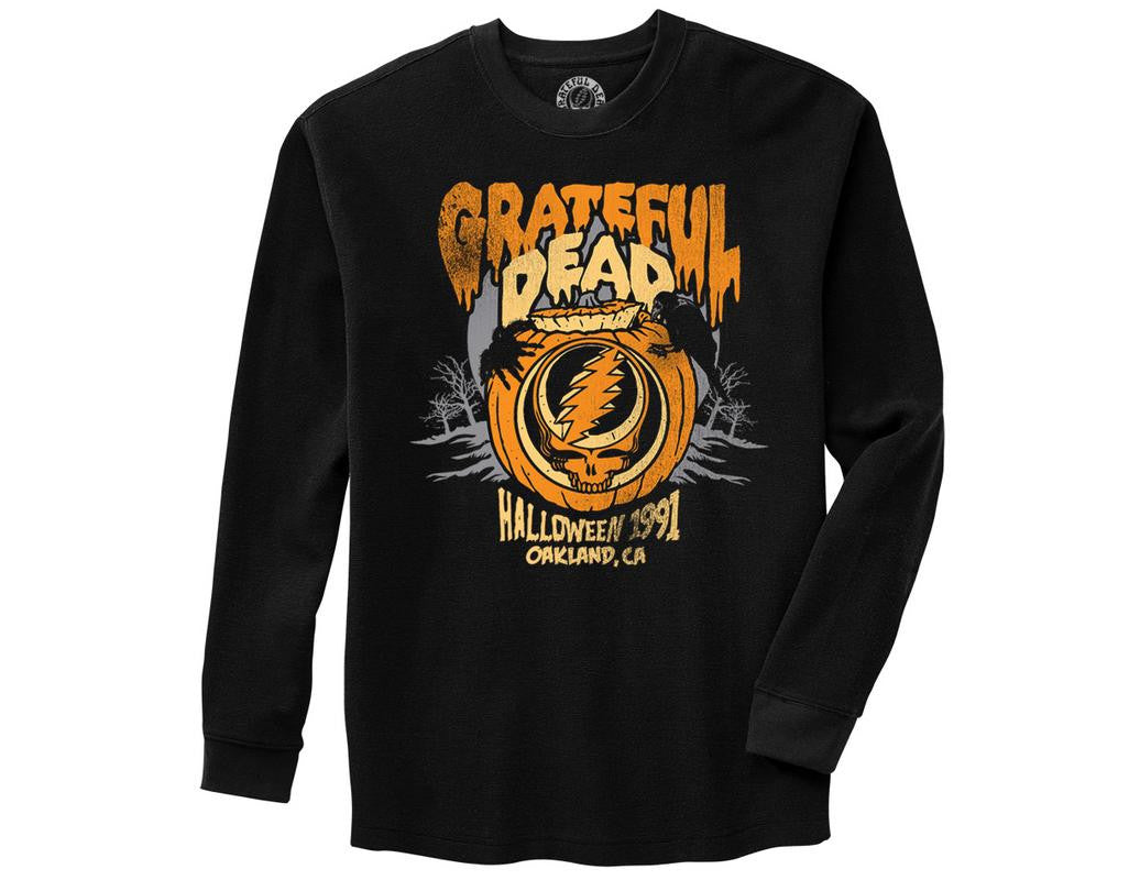 Grateful Dead Halloween 91 Thermal Long Sleeve Shirt - HalfMoonMusic