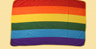 Plush Rainbow Blanket - HalfMoonMusic