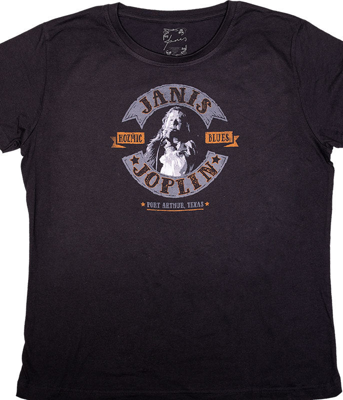 Women's Janis Joplin Kozmic Blues T Shirt - HalfMoonMusic