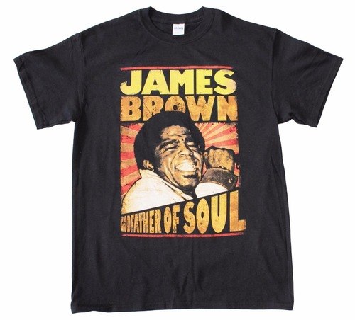 Men's James Brown Godfather  T Shirt - HalfMoonMusic