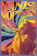 Janis Joplin Concert Poster - HalfMoonMusic