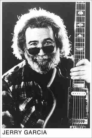 Jerry Garcia Poster - HalfMoonMusic