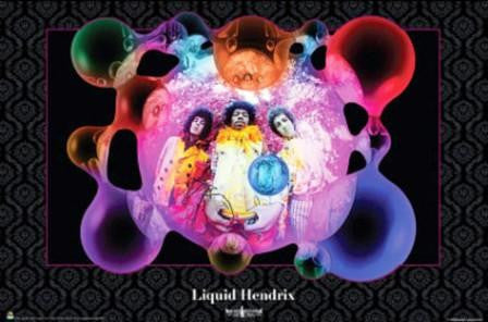 Liquid Hendrix Poster - HalfMoonMusic