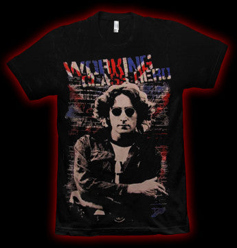 John Lennon Working Class Hero T-shirt - HalfMoonMusic