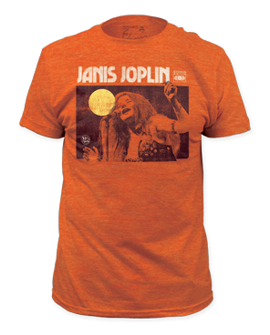 Mens Janis Joplin Sing T-Shirt - HalfMoonMusic