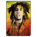 Bob Marley Legend Fleece Blanket - HalfMoonMusic
