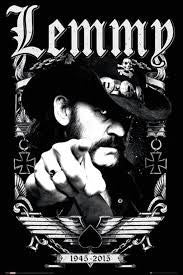 Lemmy Poster - HalfMoonMusic