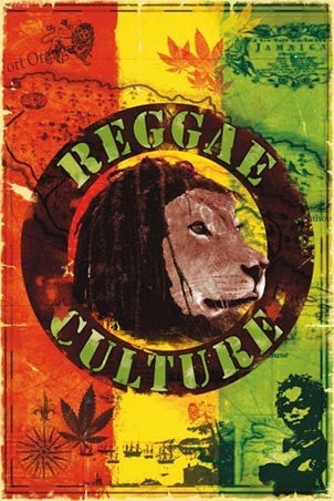 Reggae Culture Poster - HalfMoonMusic