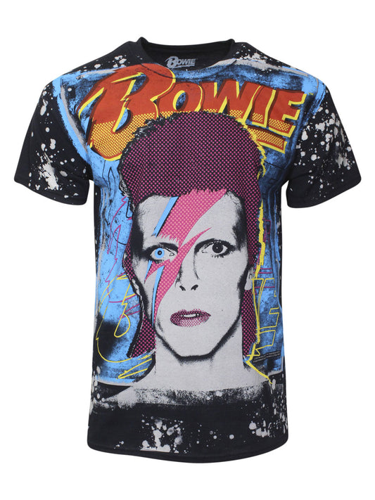 Mens David Bowie Ziggy Havok T-shirt - HalfMoonMusic
