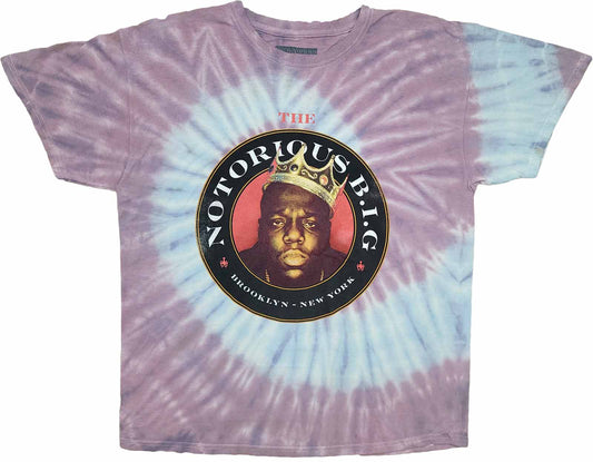 Men's Notorious B.I.G. Tie-Dye T-Shirt - HalfMoonMusic