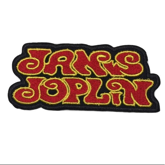 Janis Joplin Letter Patch - HalfMoonMusic