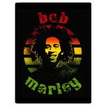 Bob Marley Rasta Man Fleece Blanket - HalfMoonMusic