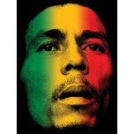 Bob Marley Rasta Face Fleece Blanket - HalfMoonMusic