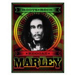 Bob Marley Roots Rock Fleece Blanket - HalfMoonMusic