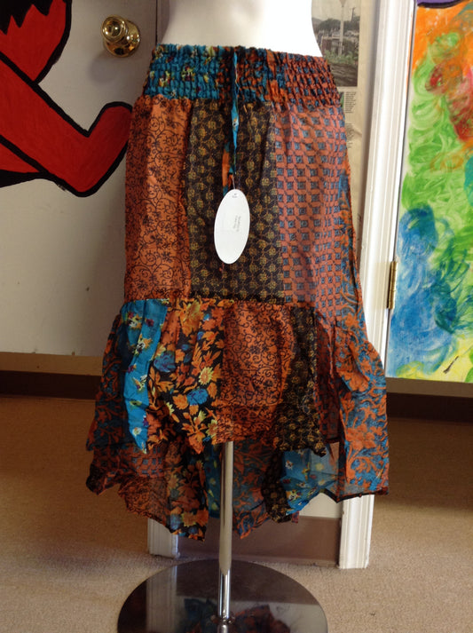 Womens Live and Laugh Skirt - HalfMoonMusic