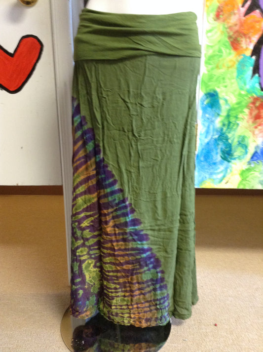 Womens Sunset Long Skirt - HalfMoonMusic