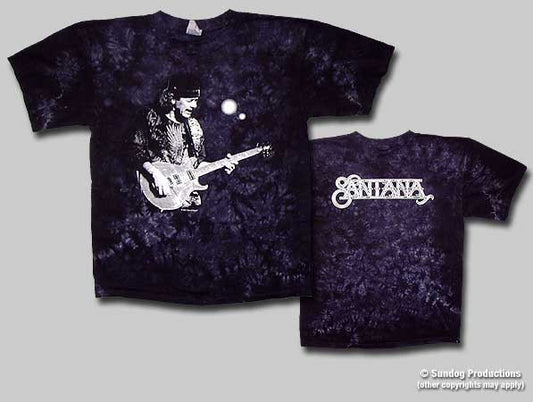 Santana Solo Tie-Dye T-Shirt - HalfMoonMusic