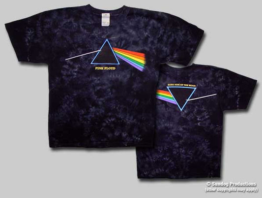 Pink Floyd Dark Side of the Moon Tie-Dye T-Shirt - HalfMoonMusic