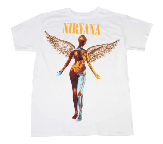 Men's Nirvana In Utero White T-Shirt - HalfMoonMusic