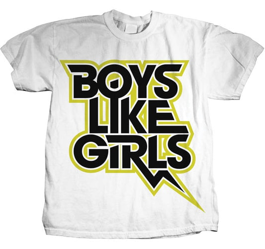 Mens Boys Like Girls Bolt T-shirt - HalfMoonMusic