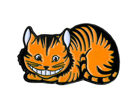 Alice Cheshire Cat Hat Pin - HalfMoonMusic