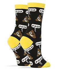 Women's Poop! Socks - HalfMoonMusic