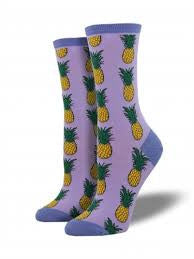 Women's Pineapple Socks - HalfMoonMusic