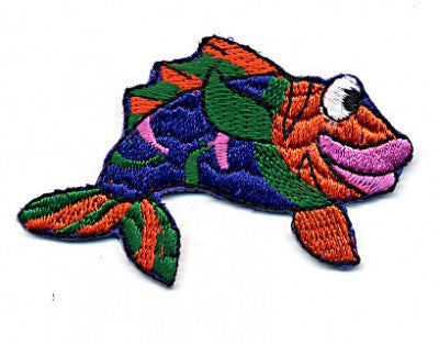 Multi Color Fish Patch - HalfMoonMusic