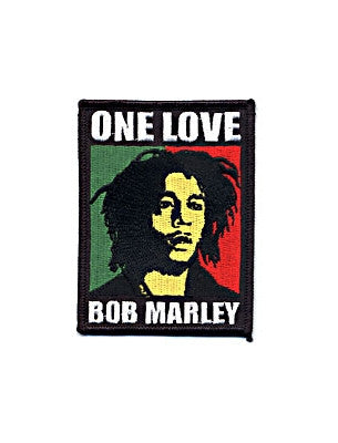 Bob Marley One Love Patch - HalfMoonMusic