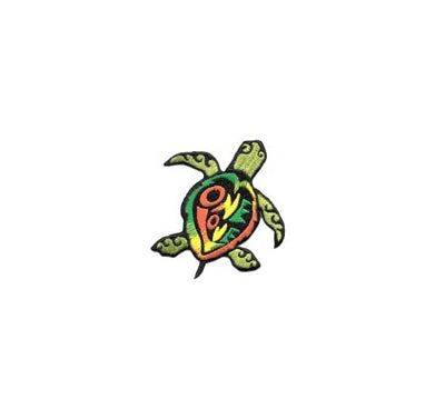One Love Small Turtle Patch - HalfMoonMusic