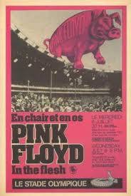 Pink Floyd: Pink Pig Concert Poster - HalfMoonMusic