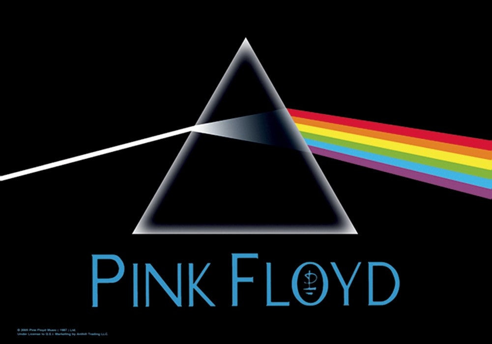Pink Floyd Dark Side of the Moon Fabric Poster - HalfMoonMusic