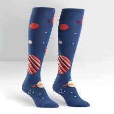Women's Planet Socks - HalfMoonMusic